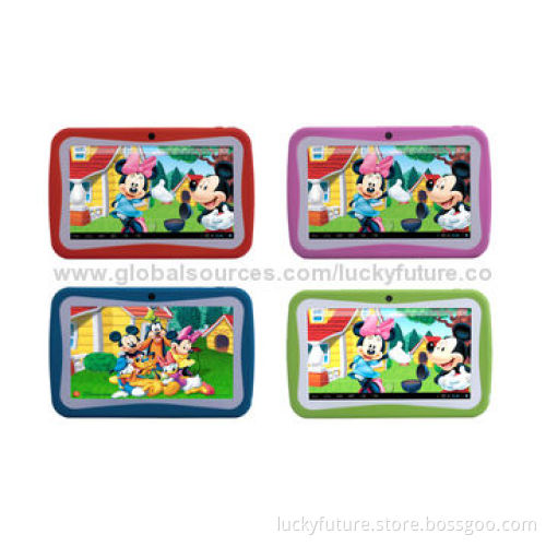 7" RK3026 Android 4.2 Dual Core Children's Tablet PC with 800*480P, 512MB RAM/4GB ROM/Wi-Fi/3,000mAh